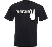 Two Pints Prick Still Game Jack & Boaby The Barman Glasgow Patter Mens T-Shirt Unisex Black Tee