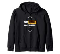 Two places to enjoy your ride Zip Hoodie
