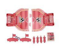 Two Player Tabletop Game Finger Soccer Table Game Parent and Children Interactive Football Puzzle Toy for Boys (Pink)