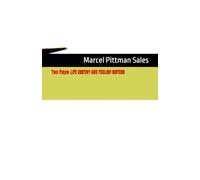 Two Plays: Life Destiny And Foolish Sisters By Marcel Pittman Sales