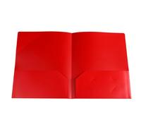 Two-Pocket Folder Pack of 1/6 Letter Size Folders with Double Pocket Letter Size Presentation Folders Document Organiser Assorted Color for Home Organization