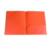 Two-Pocket Folder Pack of 1/6 Letter Size Folders with Double Pocket Letter Size Presentation Folders Document Organiser Assorted Color for Home Organization