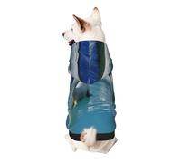 Two Polar Bears Swimming Dog Hoodie - Soft & Breathable Pet Clothes for Small to Large Dogs, Stylish and Comfortable Dog Clothes