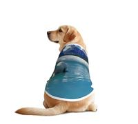 Two Polar Bears Swimming Pet T-Shirts for Dogs-Dog Clothes for Large and Medium Dogs, Comfortable Dog Shirts, Perfect for Daily Wear