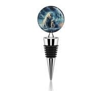 Two Polar Bears Wine Saver Vacuum Pump Champagne Bottle Stopper Multicolor Leak-Proof And Reusable Wine Saver, Preserves Beverage Freshness