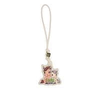 Two Pony Charm- female- Ganni- Keychains- White- ONE SIZE- Accessories ONE SIZE