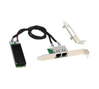 Two Port 1000Mbps Networking Card Advanced Thermals Management B+M Keys For Various Motherboards Servers Workstations Networking Card
