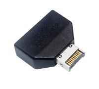 Two Port Expansion Adapter, Front Panel Type-A and Type-C Converter, Internal Motherboard Header Extension, Cable Management Tool, for Office, PC