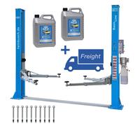 Two Post Car Lift Ramp - Twin Busch ® BASIC-Line 2 Post Lift TW242M - 4.2 Ton