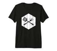 Two Prong Fork and Slotted Spoon Drawing Premium T-Shirt