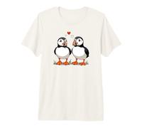 Two Puffins in Love Premium T-Shirt