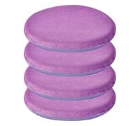 Two Purpose Memory Foam Seat Pad, Relaxing Soft 4 Season Home Office Armchair Bay Window Mat Accessories,Color:Purple)(Purple,40x40cm(4pcs))