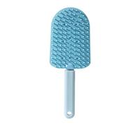 Two-Purpose Silicone Massage Grooming Brush, One-Tap Clearing for Excess Loose Coat & Lint, Novelty Handheld Form for Dogs & Furry Companions (C, 20 * 7.5)