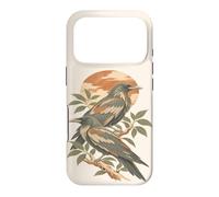 Two Ravens Vintage Bird Lover Botanical Nature Raven Case for iPhone 17 Pro