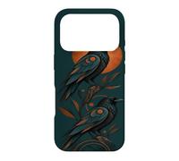 Two Ravens Vintage Bird Lover Gothic Nature Raven Case for iPhone 17 Pro