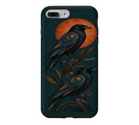Two Ravens Vintage Bird Lover Gothic Nature Raven Case for iPhone 7 Plus/8 Plus
