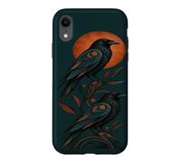 Two Ravens Vintage Bird Lover Gothic Nature Raven Case for iPhone XR