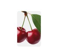 Two Red Cherries With Leaves Car Air Fresheners 4 Pcs Hanging Scented Cards Fragrance Scented Cards For Car Aromatherapy Tablets