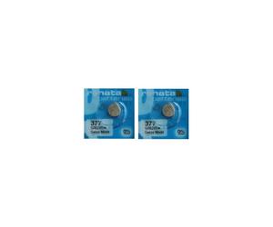 Two Renata 377 SR626SW Button Cell Batteries - 1.55V Watch Battery, 2-Pack