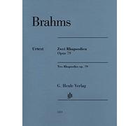 Two Rhapsodies, op. 79 - Revised Urtext Edition - piano solo - sheet music - (HN 1251): Revidierte Ausgabe von HN 119
