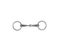 Two-ring snaffle bit for full barrel horse Metalab