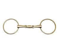 Two-ring snaffle bit in nickel silver Feeling