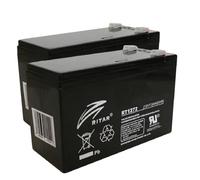 Two RITAR 12V 7.2Ah Batteries for Acorn Superglide 120/130 mobility, Stairlift Replacements - 2 x 12V Batteries (each unit 151 x 65 x 93.5mm)