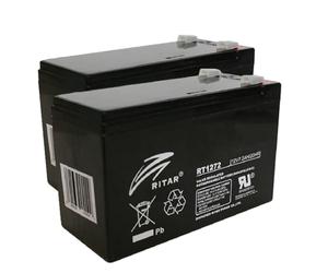 Two RITAR 12V 7.2Ah Batteries for Acorn Superglide 120/130 mobility, Stairlift Replacements - 2 x 12V Batteries (each unit 151 x 65 x 93.5mm)