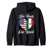Two Roots Mexican American Heritage Zip Hoodie