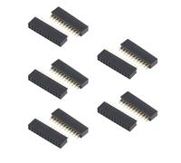 Two-Row Header Connector, 2X12Pin | 2.54 Mm Female Socket with Board-Mount Solder Pins for Repair and Assembly Work