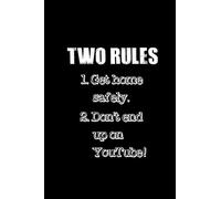 Two Rules: Notebook Journal Notepad Log for Police Officer / Cop professional or trainee.