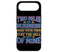 Two Rules Of Business, Mind Your Own_- Case for iPhone Air