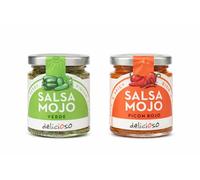 Two Salsas Red and Green Mojos