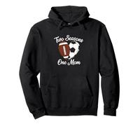 Two Seasons One Mom Sports Mother Fan Support Pullover Hoodie