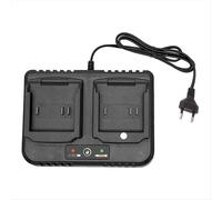 Two-Seater Battery Charger Replacement for 18V 21V Li-Ion BL1815 BL1830 BL1840 BL1860 Electric Drill Grinder EU PLUG