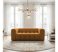 Two Seater Contemporary Sofa Baloo Dark Yellow