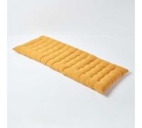 (Two Seater, Mustard Yellow) Bench Cushion