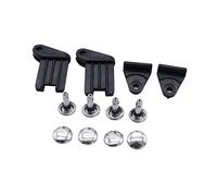 Two Sets 8 PCS SHLPDFM Black Rear Sunshade Repair Kit Fits for BMW E39 E46 3 Series 5 Series 7 Series M5 Sunblind