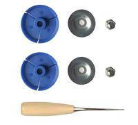 Two Sets Of Sausage Caulk Gun Press Pads And Awls For Caulking Pipe Openings (7)