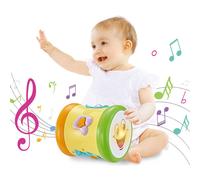 Two-Sided Baby Drum with Dynamic Light & Sound | Learning & Cognition Toy for Toddlers | Ideal Gift for 1-Year-Olds