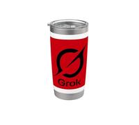(Two Sided) Grok AI - Artificial Intelligence for Coders Stainless Steel Insulated Tumbler