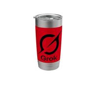 (Two Sided) Grok AI - Artificial Intelligence for Coders Stainless Steel Insulated Tumbler