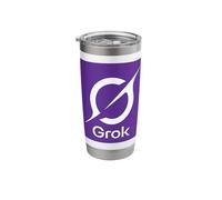 (Two Sided) Grok AI - Funny Artificial Intelligence Platform Stainless Steel Insulated Tumbler