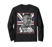(Two Sided) Restore Britain - Political Leader Rupert Lowe Long Sleeve T-Shirt