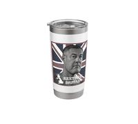 (Two Sided) Restore Britain - Political Leader Rupert Lowe Stainless Steel Insulated Tumbler