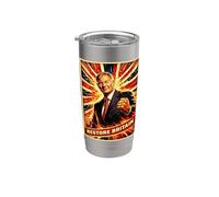 (Two Sided) Restore Britain - Proper Government, Rupert Lowe Stainless Steel Insulated Tumbler