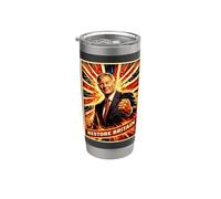 (Two Sided) Restore Britain - Proper Government, Rupert Lowe Stainless Steel Insulated Tumbler