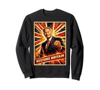 (TWO SIDED) RESTORE BRITAIN - Proper Government, Rupert Lowe Sweatshirt