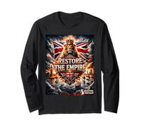 (Two Sided) Restore THE Empire - Restore Britain, Royal Lion Long Sleeve T-Shirt