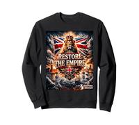 (TWO SIDED) RESTORE THE EMPIRE - Restore Britain, Royal Lion Sweatshirt